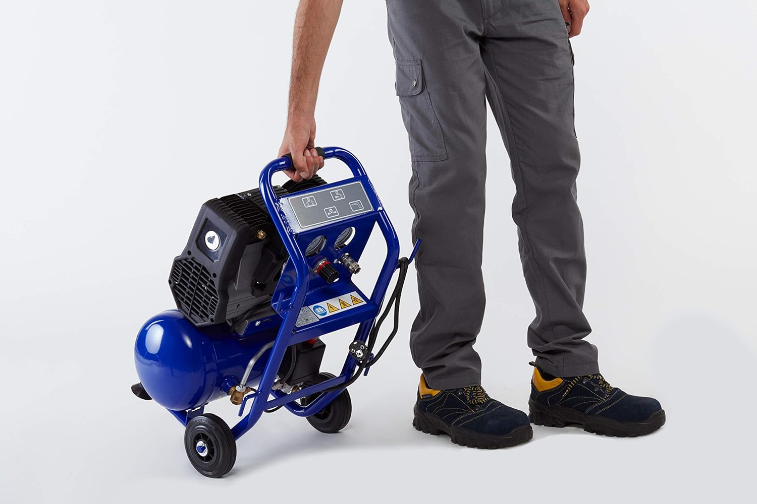 Ultra tichý - SILENT, bezolejový, vzduchový kompresor, 9 barů, 10 l, 59 dB, 0,6 kW, 140 l/min., 230V, MICHELIN MBN 10